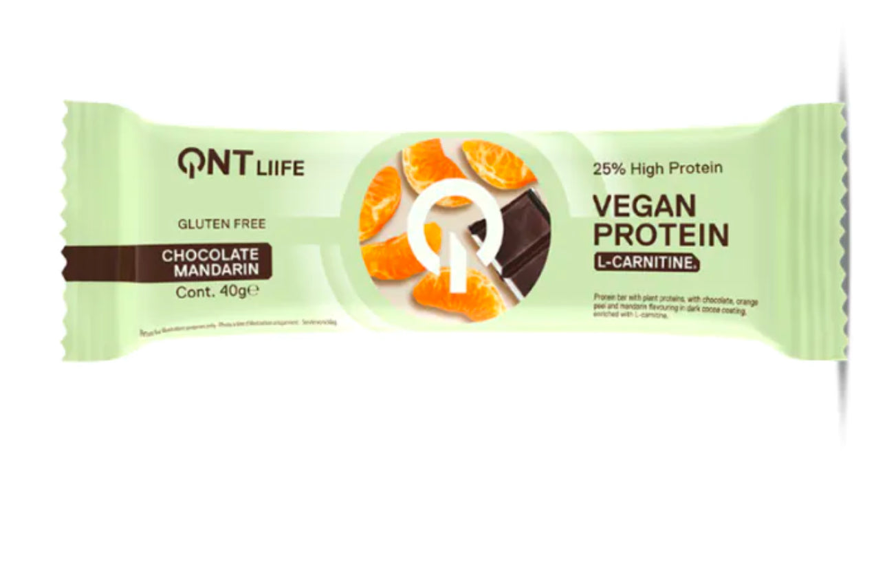 QNT LIIFE Vegan Bar+L'Carnitine Choco-Mandarin