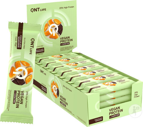 QNT LIIFE Vegan Bar+L'Carnitine Choco-Mandarin