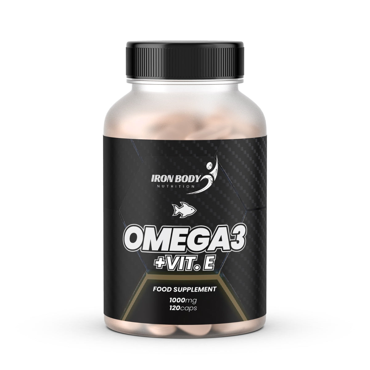 Iron Body Nutrition Omega 3 + Vitamine E — official product image