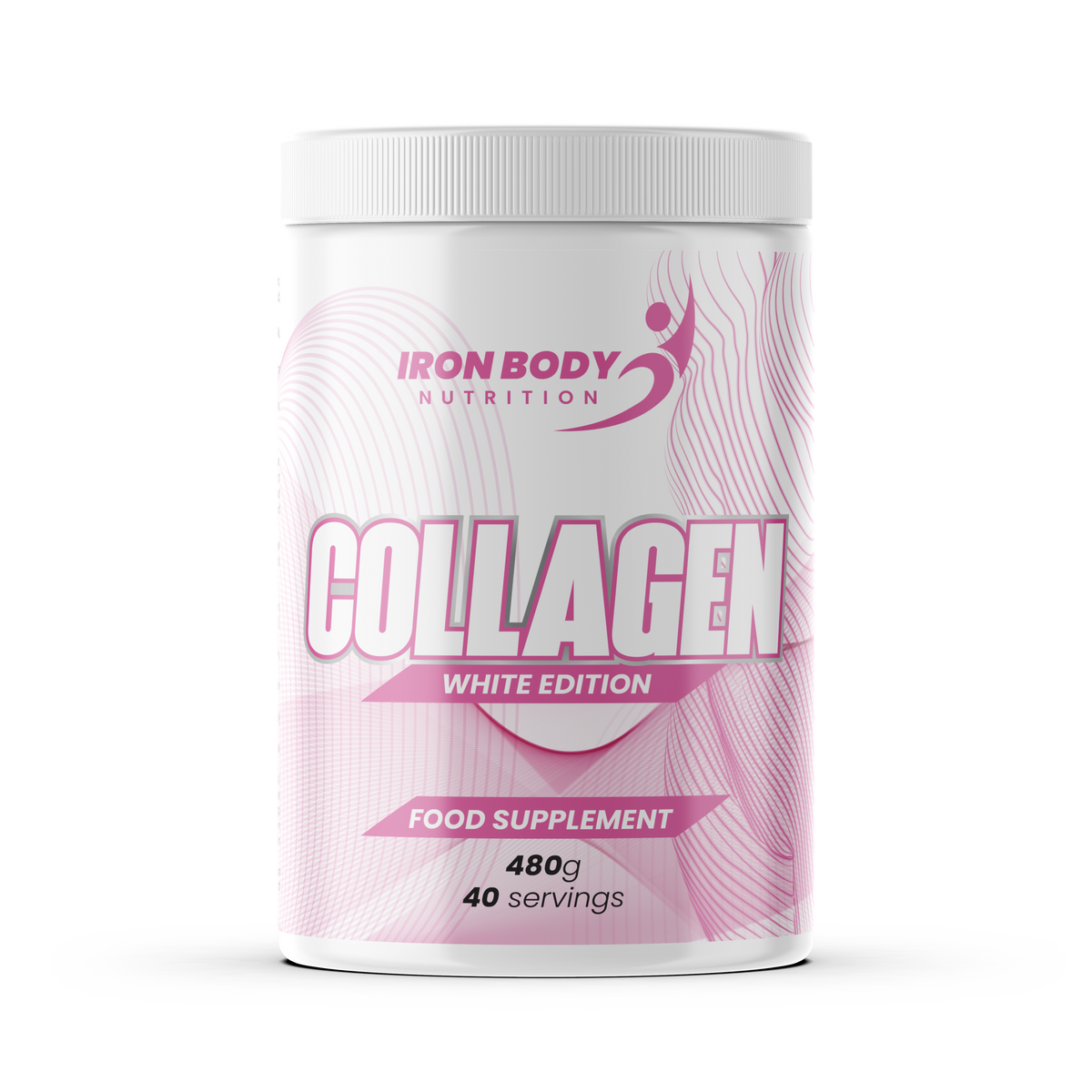 Iron Body Nutrition Collagen White Edition — official product image
