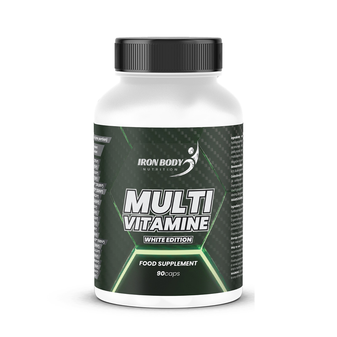 Iron Body Nutrition Multi Vitamine White Edition — official product image