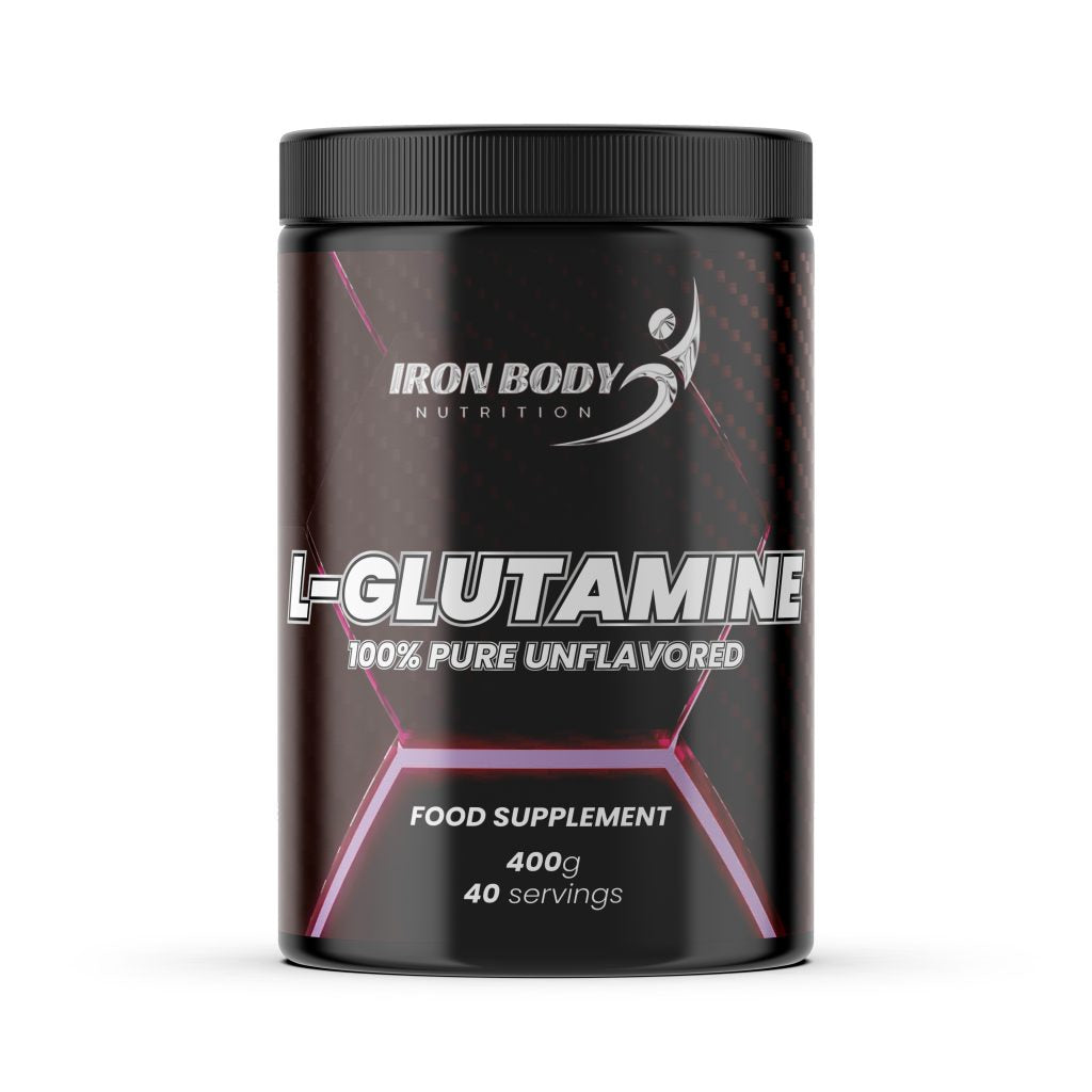Iron Body Nutrition L-Glutamine 400g — official product image